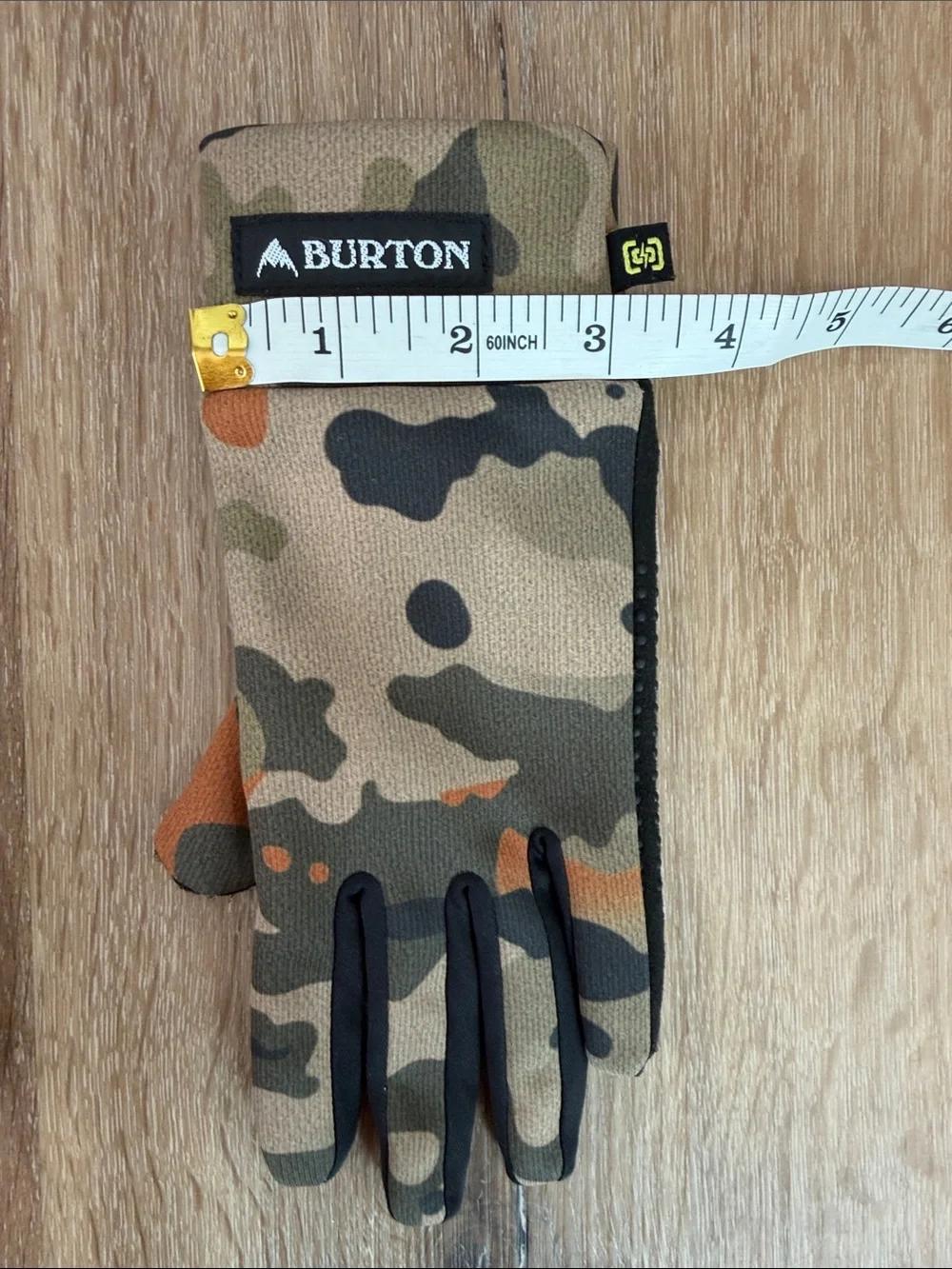 Burton Snowboarding Camo Gloves - Olive/Orange/Black | Medium